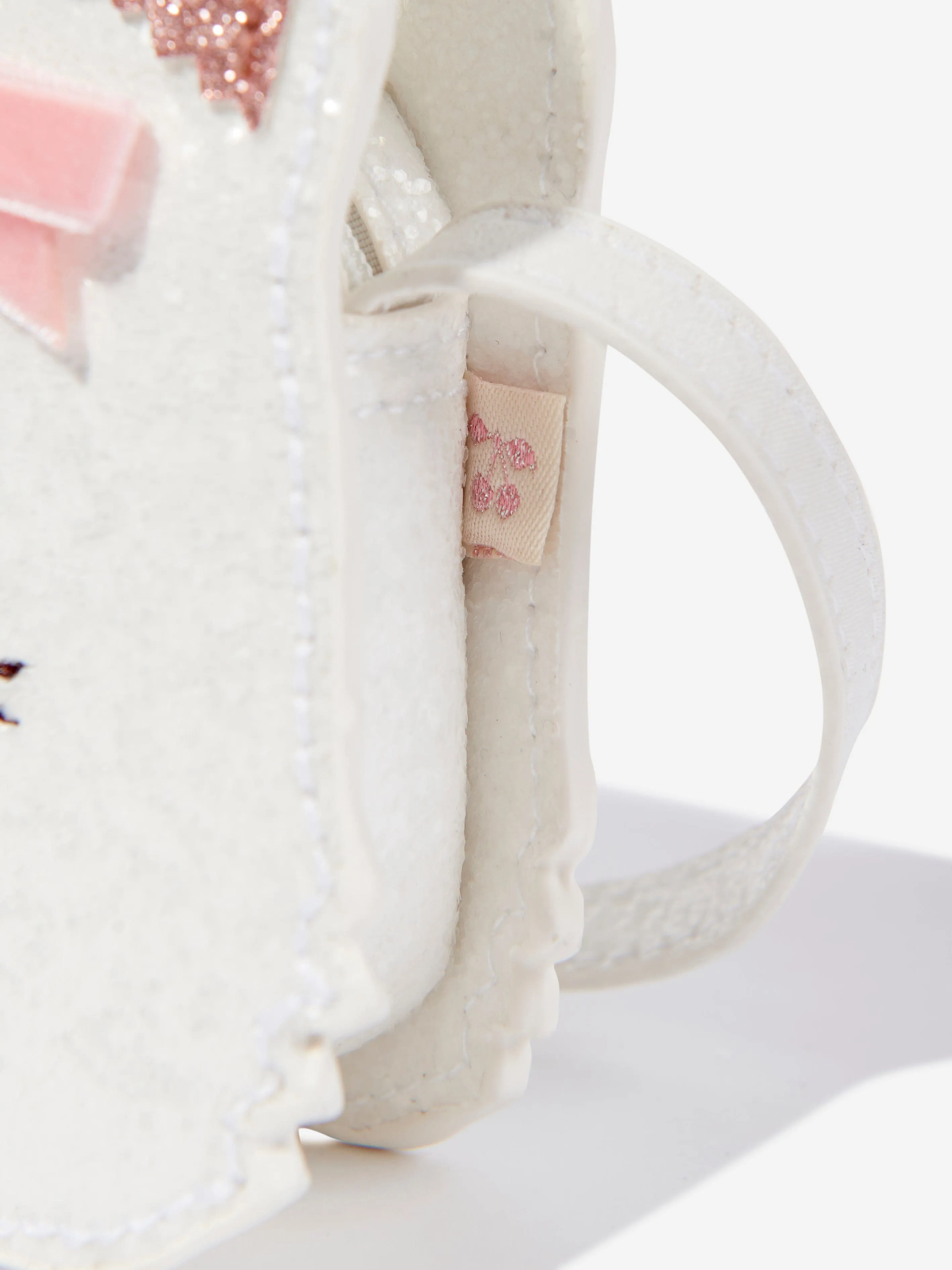 Girls Tut Kitty Shoulder Bag in Ivory (16cm)