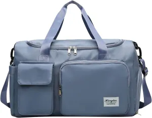 Gym Bag Women with Shoes Compartment,28L Travel Duffel Bags,Waterproof Duffle Bag for Yoga Workout Sports Travel