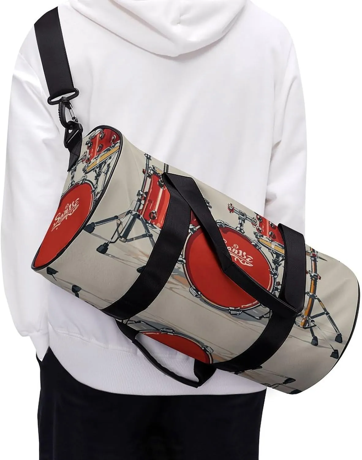 Gym Bags for Men Women Concert Party Duffle Bag Travel Overnight Bag with Shoe Compartment Tote Bags