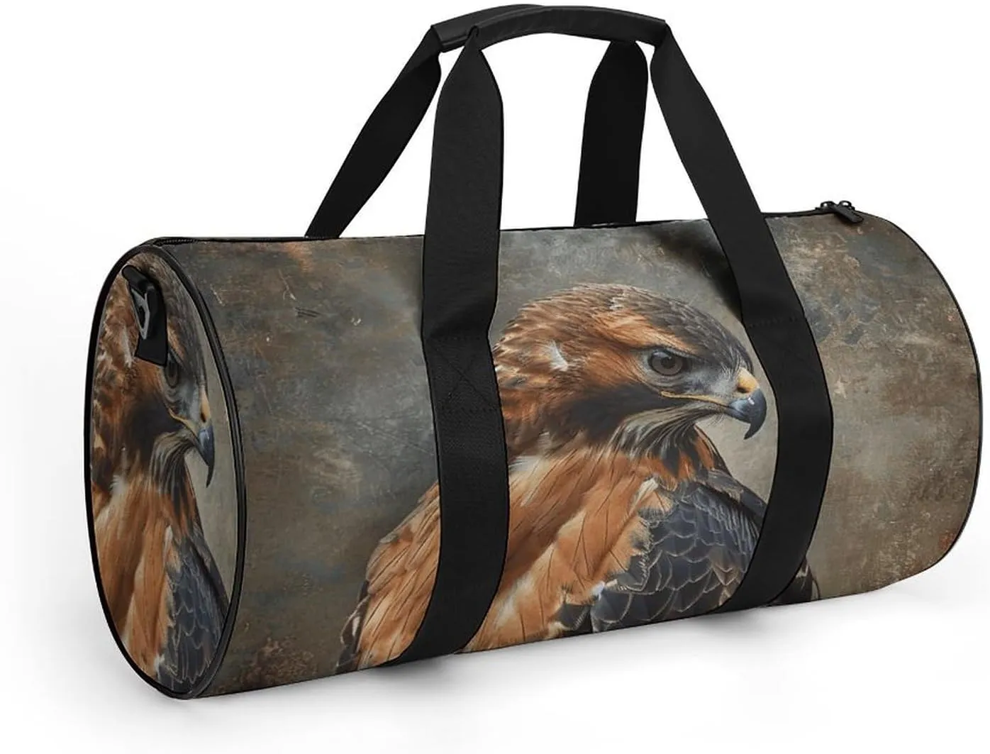Gym Bags for Men Women Fur And Feathers Duffle Bag Travel Overnight Bag with Shoe Compartment Tote Bags