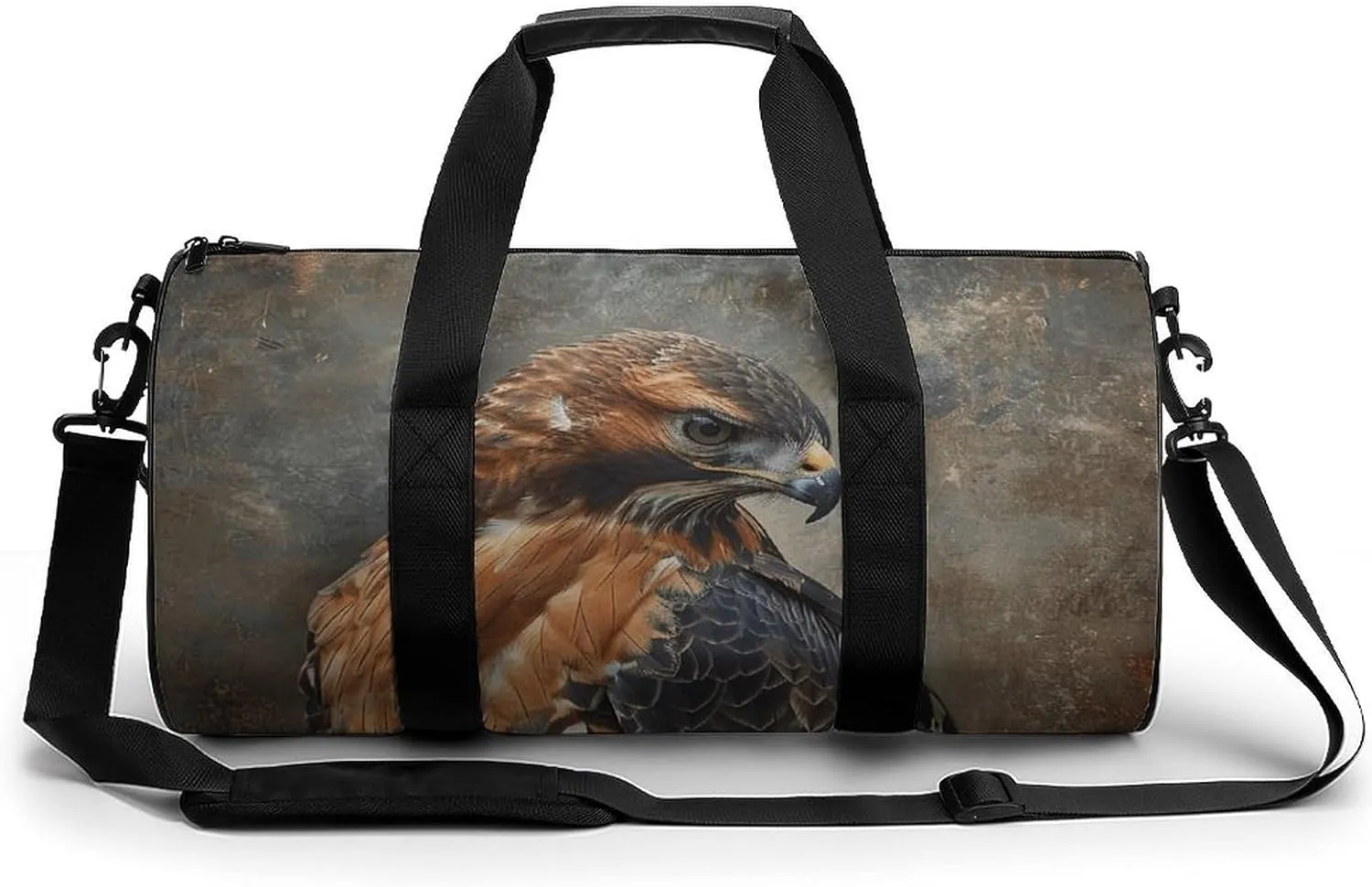 Gym Bags for Men Women Fur And Feathers Duffle Bag Travel Overnight Bag with Shoe Compartment Tote Bags