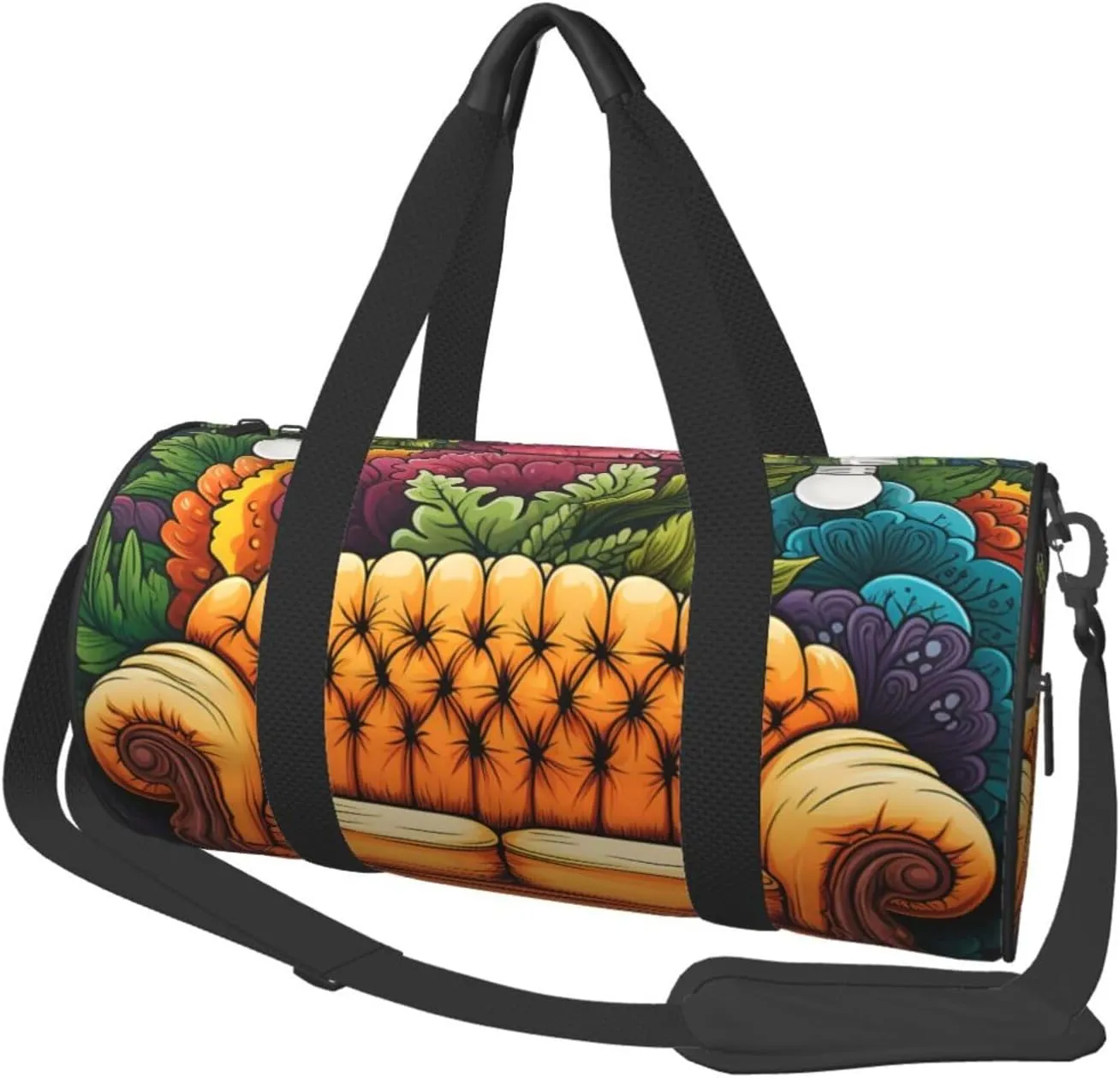 Gym Bags Small Couch Duffel Bag Overnight Bag with Shoe Compartment Carryon Bag for Men Women