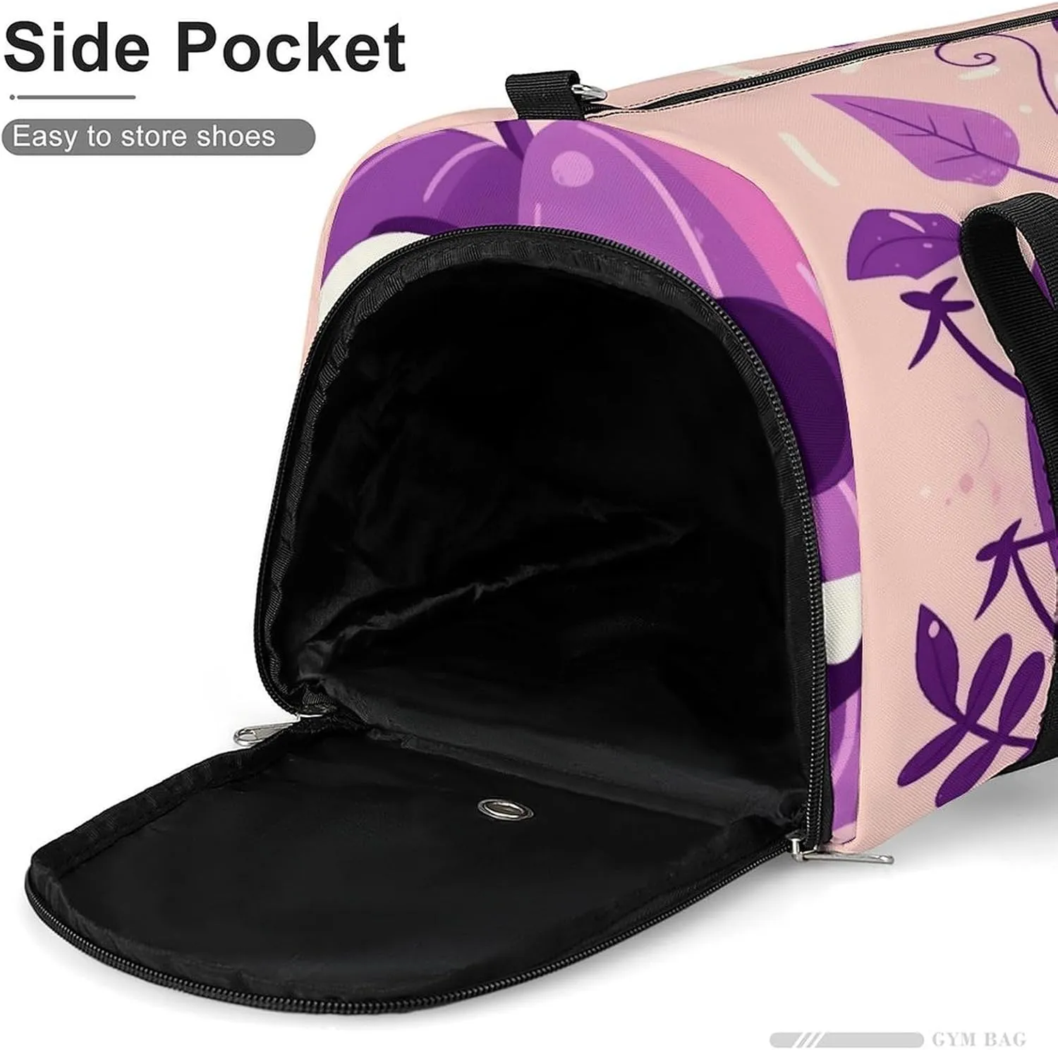Gym Bags Small Monster Pumpkin Duffel Bag Overnight Bag with Shoe Compartment Carryon Bag for Men Women