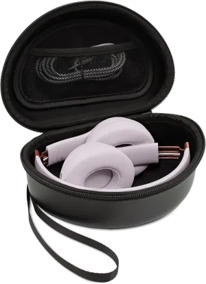 Hard Headphone Case for Beats Solo 4, Studio Pro, Solo 3, Studio 3, Solo 2,Over Ear Headphone Carrying Case with Storage Cable Bag Strap for Travel (Black)