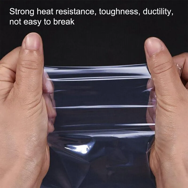 Heat Shrink Bags 100PCS 5Sizes PVC Clear
