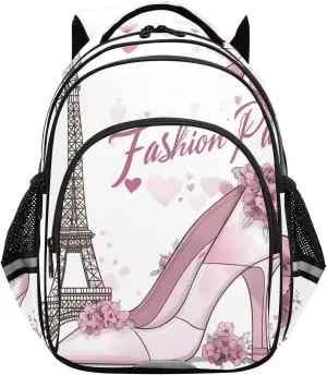 High Heels School Backpack for Teens Water Resistant Laptop Travel Bags