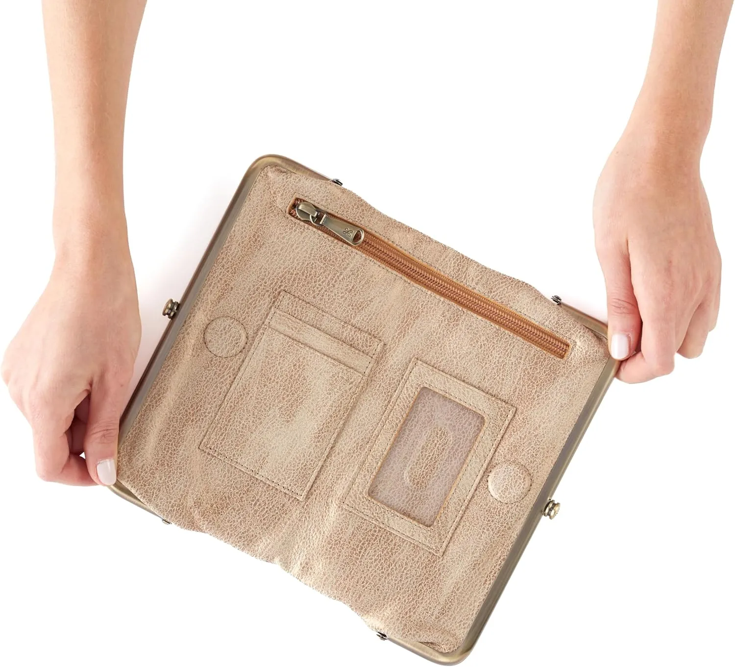 HOBO Lauren Leather Clutch Wallet for Women