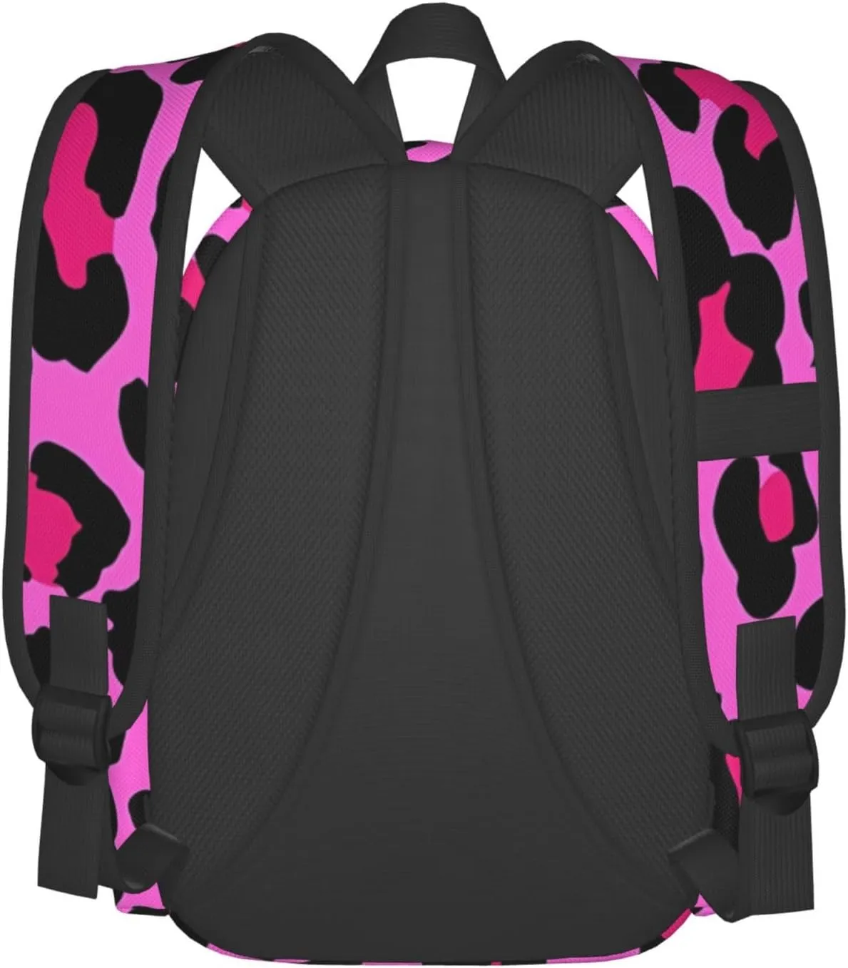 Hot Pinks Leopard Backpacks 15 Inch Laptop Backpack Multipurpose Double Shoulder Bag for Men Women Gifts