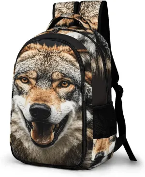 Hungry Like A Wolf Travel Backpack Adjustable Computer Bag Casual Travel Daypack Satchel Backpack Unisex