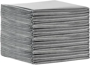 Insulated Mylar Blankets – Pack of 4 Individually Packed Emergency Blankets – 84 x 52 Inches Thermal Blanket – Weatherproof and Waterproof Blanket for Survival Kits