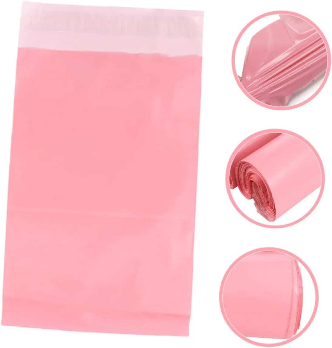 jojofuny Elegant Waterproof Packaging Bags 100pcs Pe Material Mailers Large Size Shipping Bag Professional Envelope