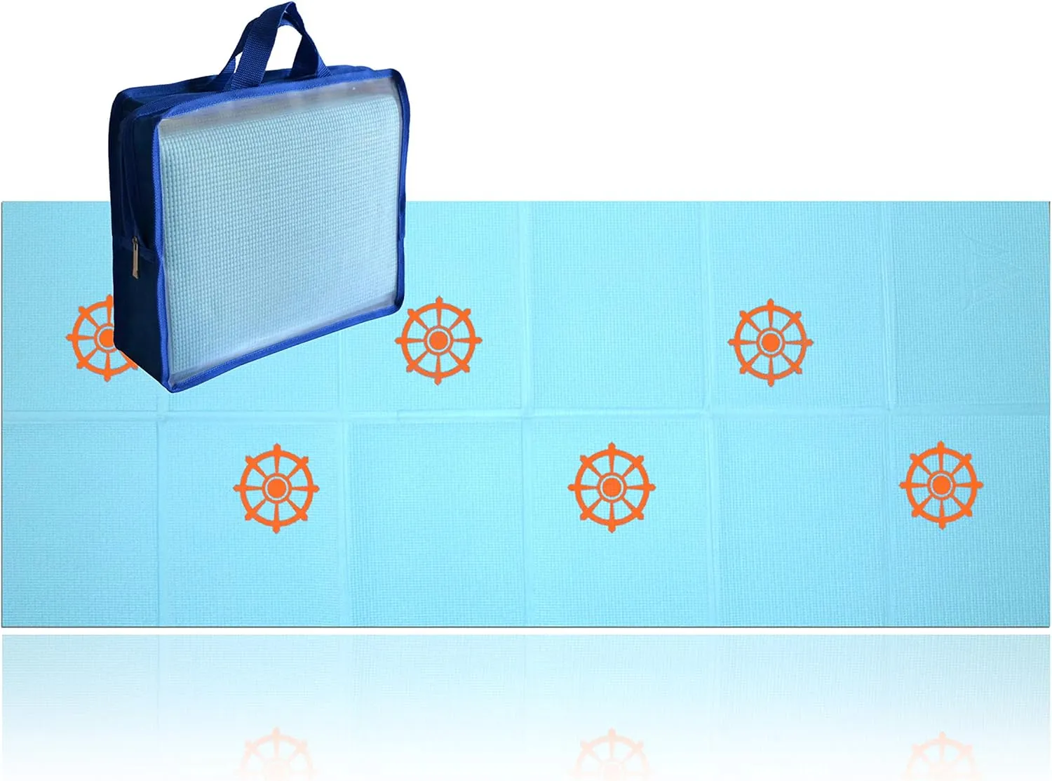 Khataland YoFoMat Kids, Ultra Thick Best Foldable Yoga Mat with Travel Bag, 60-Inch