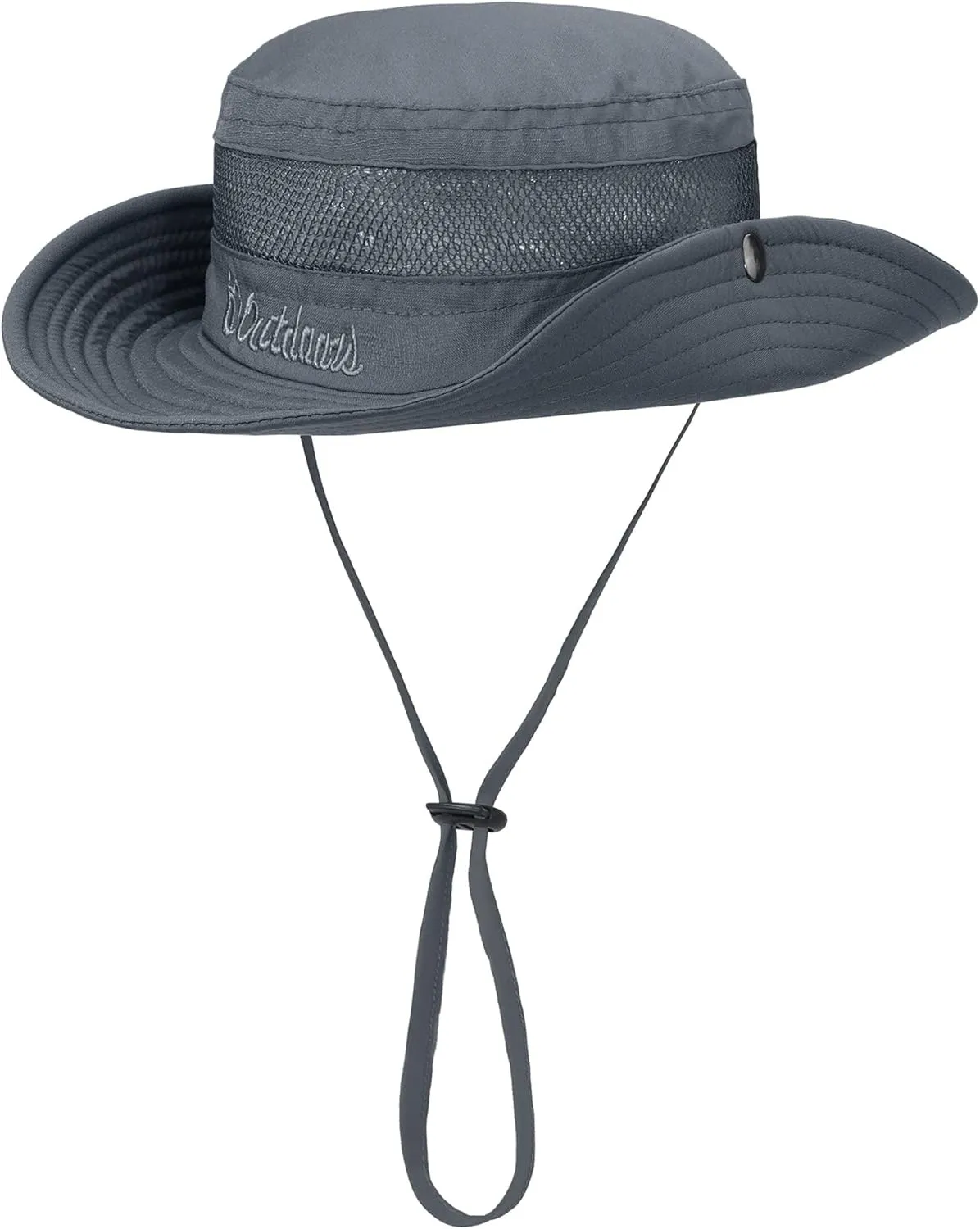 Kids UPF50  Sun Protection Bucket Hat - Adjustable 2.7" Brim Foldable Waterproof Design for Beach Hiking Fishing