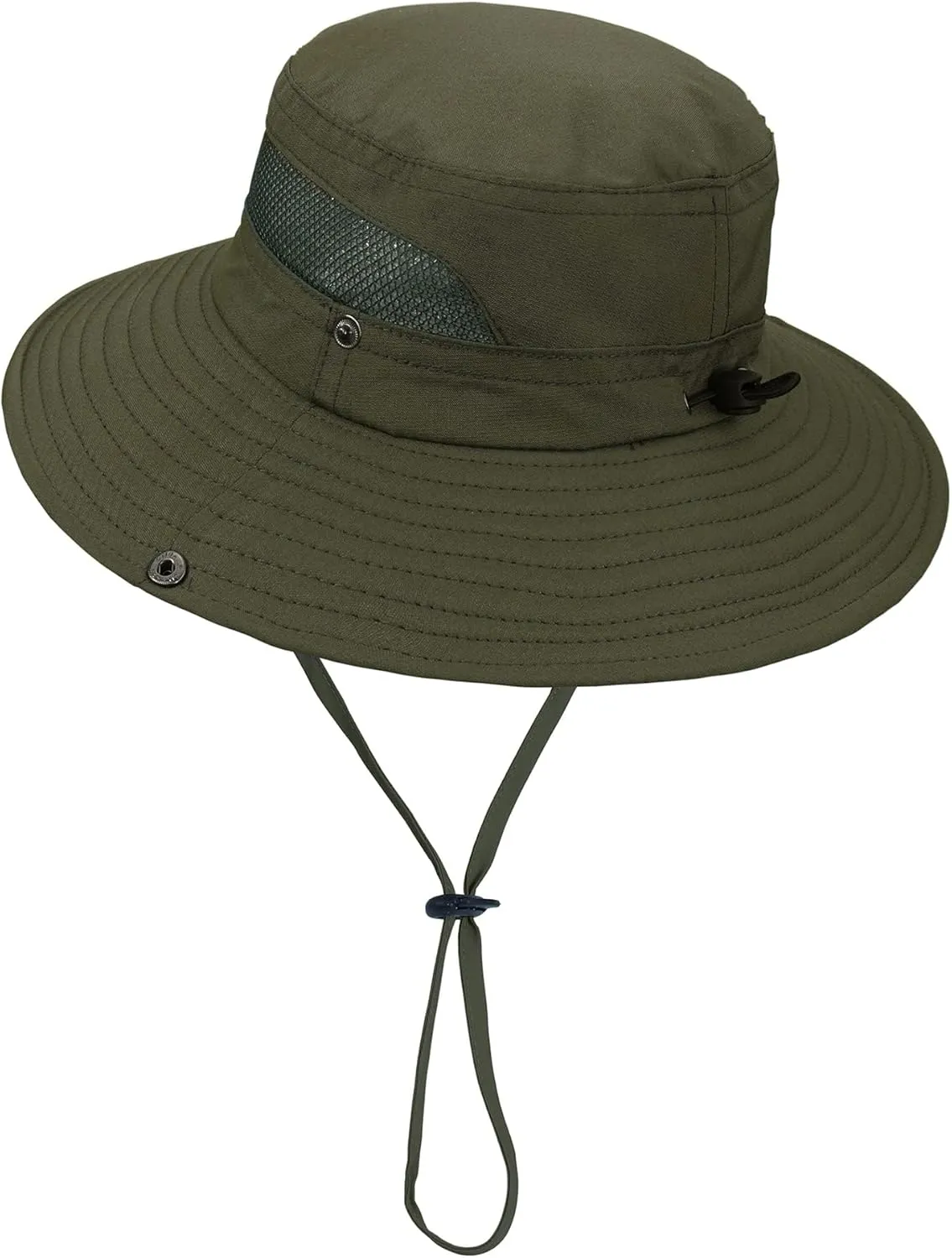 Kids UPF50  Sun Protection Bucket Hat - Adjustable 2.7" Brim Foldable Waterproof Design for Beach Hiking Fishing