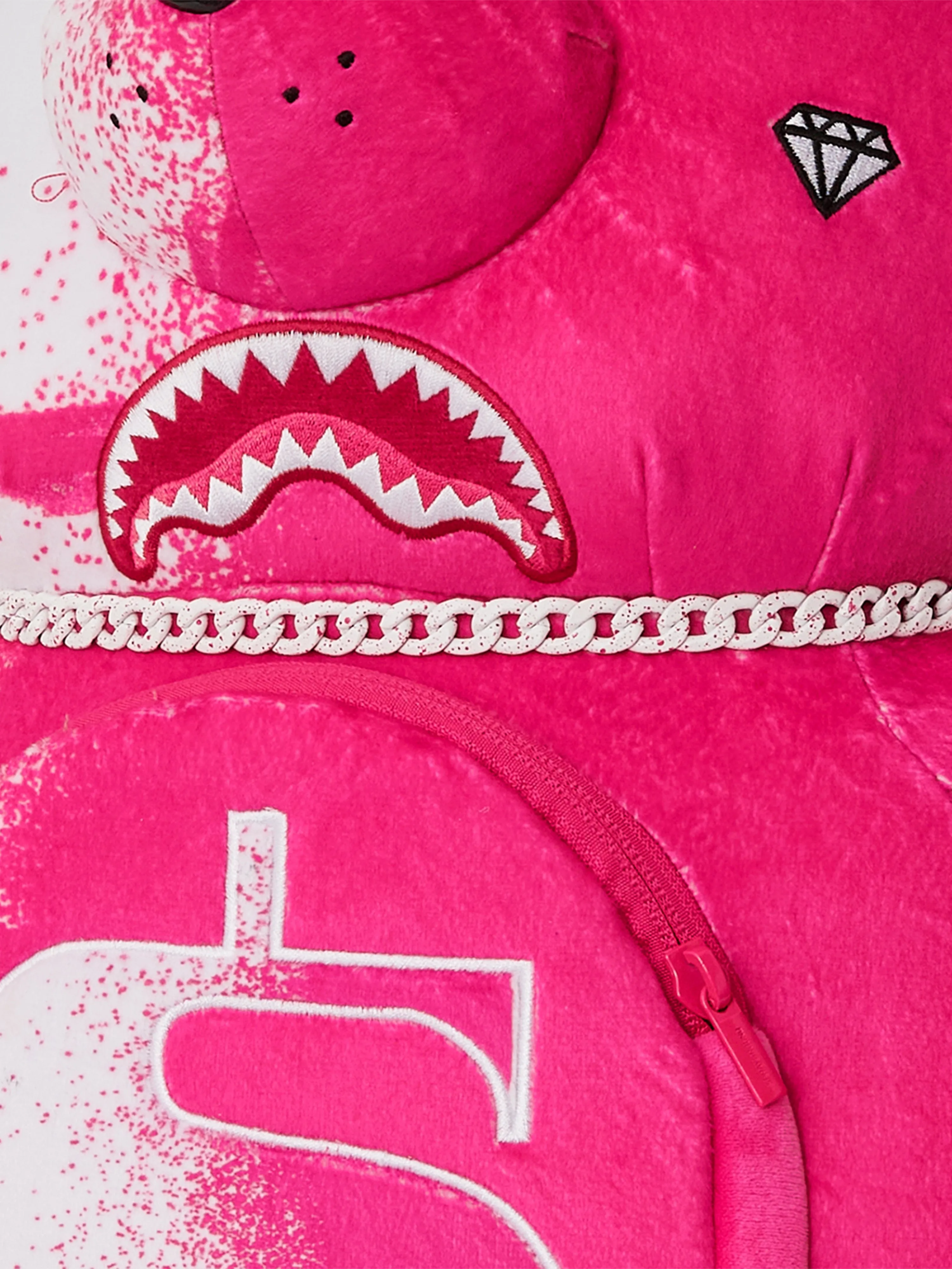 Kids Vandal Teddy Bear Backpack in Pink (46cm)