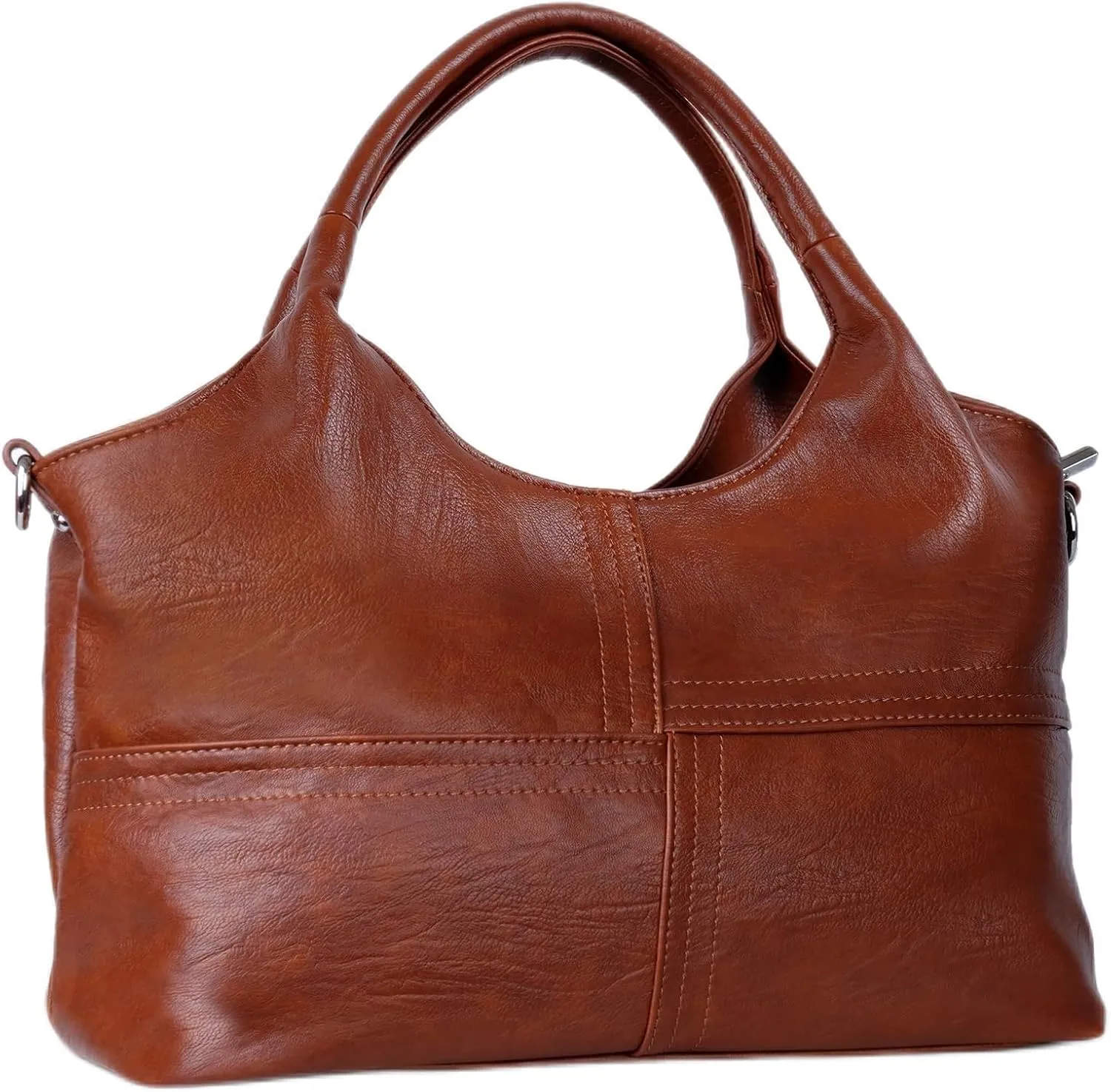KOGTLA Vegan Leather Purses for Women with Detachable Satchel Strap, Ladies Handbags, Tote Hobo Bags with Top Handle