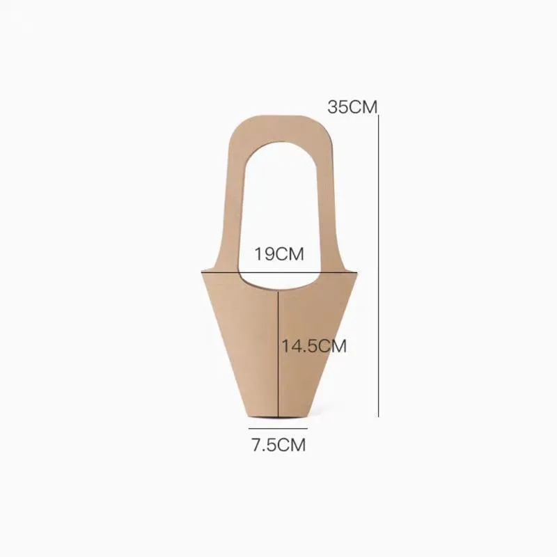 Kraft Paper Bouquet Bags 40 Pack Versatile Sizes