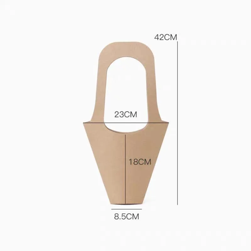 Kraft Paper Bouquet Bags 40 Pack Versatile Sizes