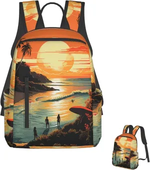 Laptop Backpack Lightweight Travel Backpack Original Poster for Endless Summer Computer Bag Hiking Daypack for Men Women