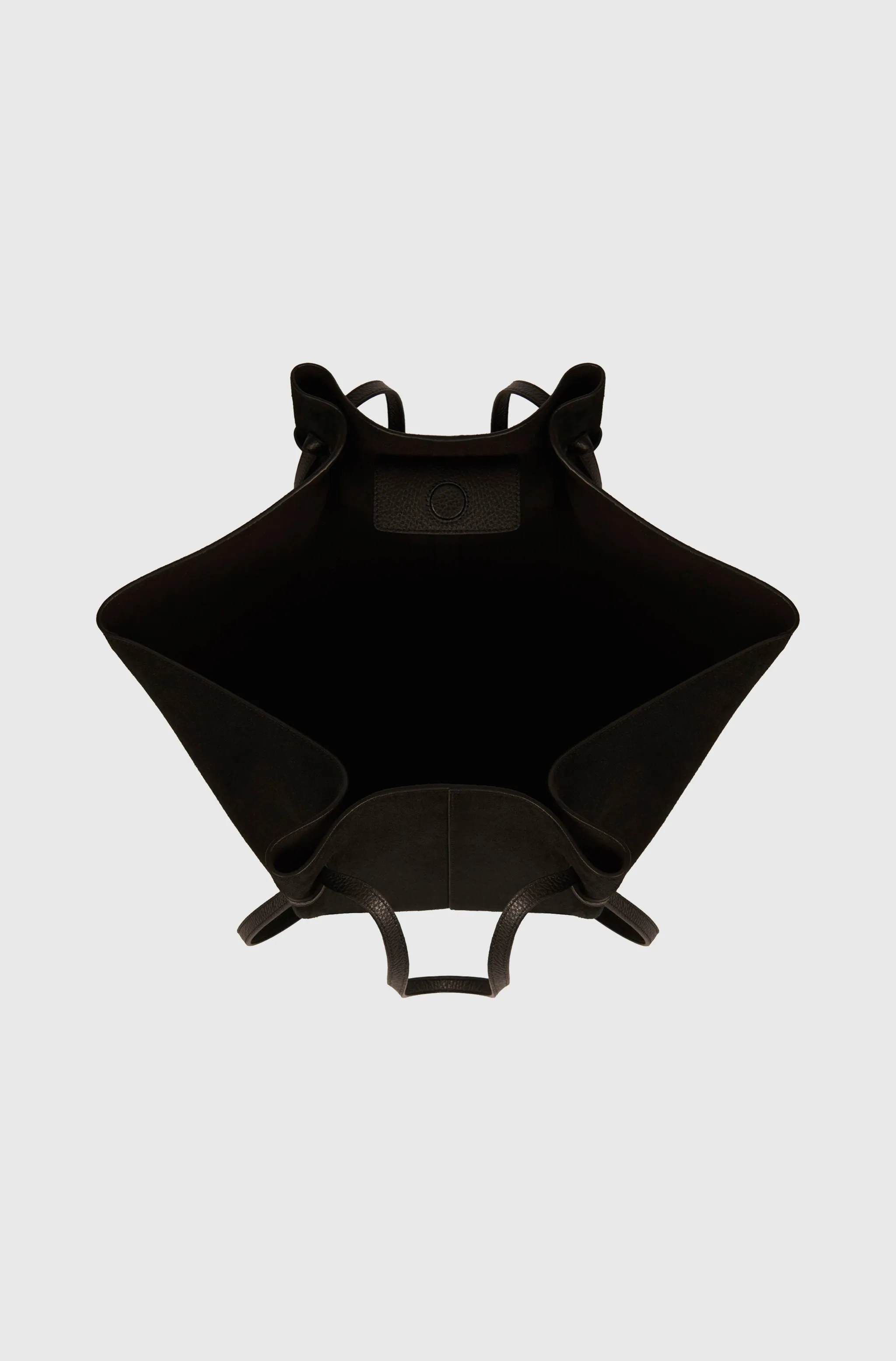 Large Mochi Black Suede