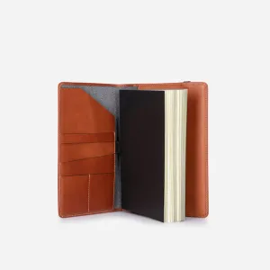 LEATHER A5 NOTEBOOK COVER, CLAY