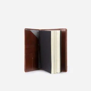 LEATHER A5 NOTEBOOK COVER, COFFEE