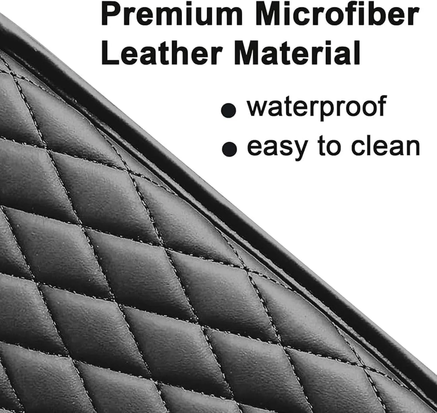 Leather Car Center Console Cover for Mitsubishi ASX (Facelift 2012) 2013-2024, Universal Car Armrest Cover Protector 2 Storage Bags Waterproof Anti Scratch Interior Accessories, Beige