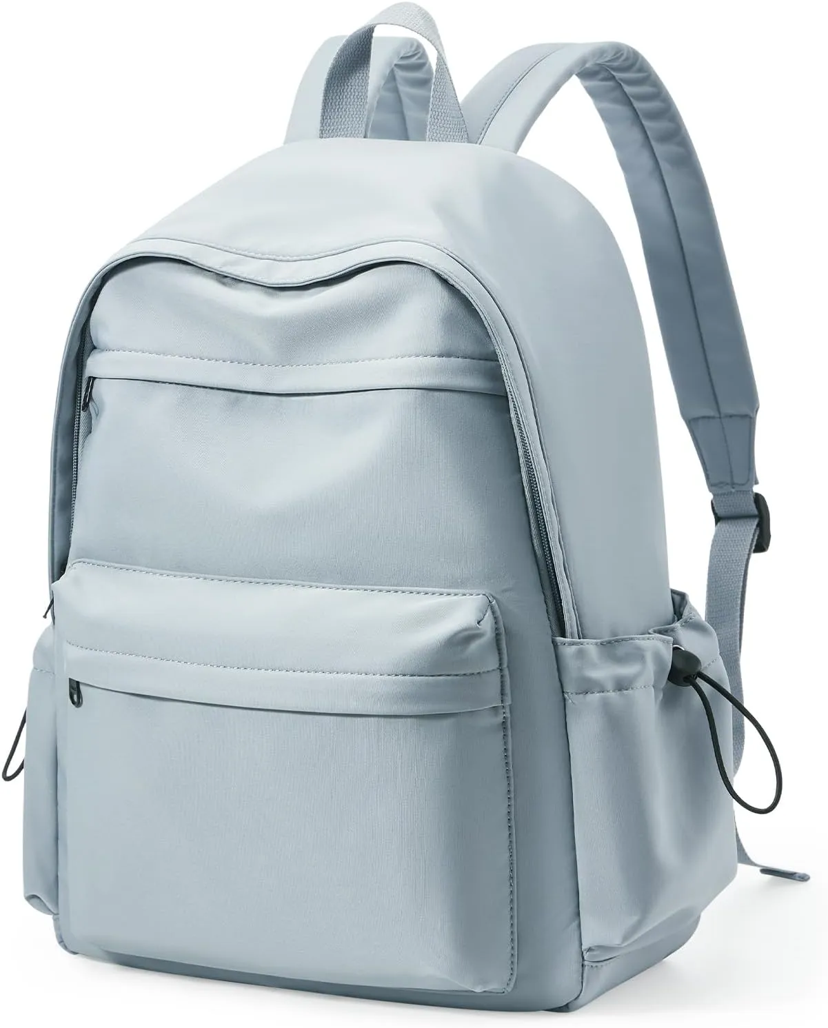 Light Blue Backpack for School Women Girls, Waterproof Bookbag Cute High School Backpacks for Men Teen Boys, Lightweight Travel College Backpack Mochilas Escolares para Casual Daypack Rucksack