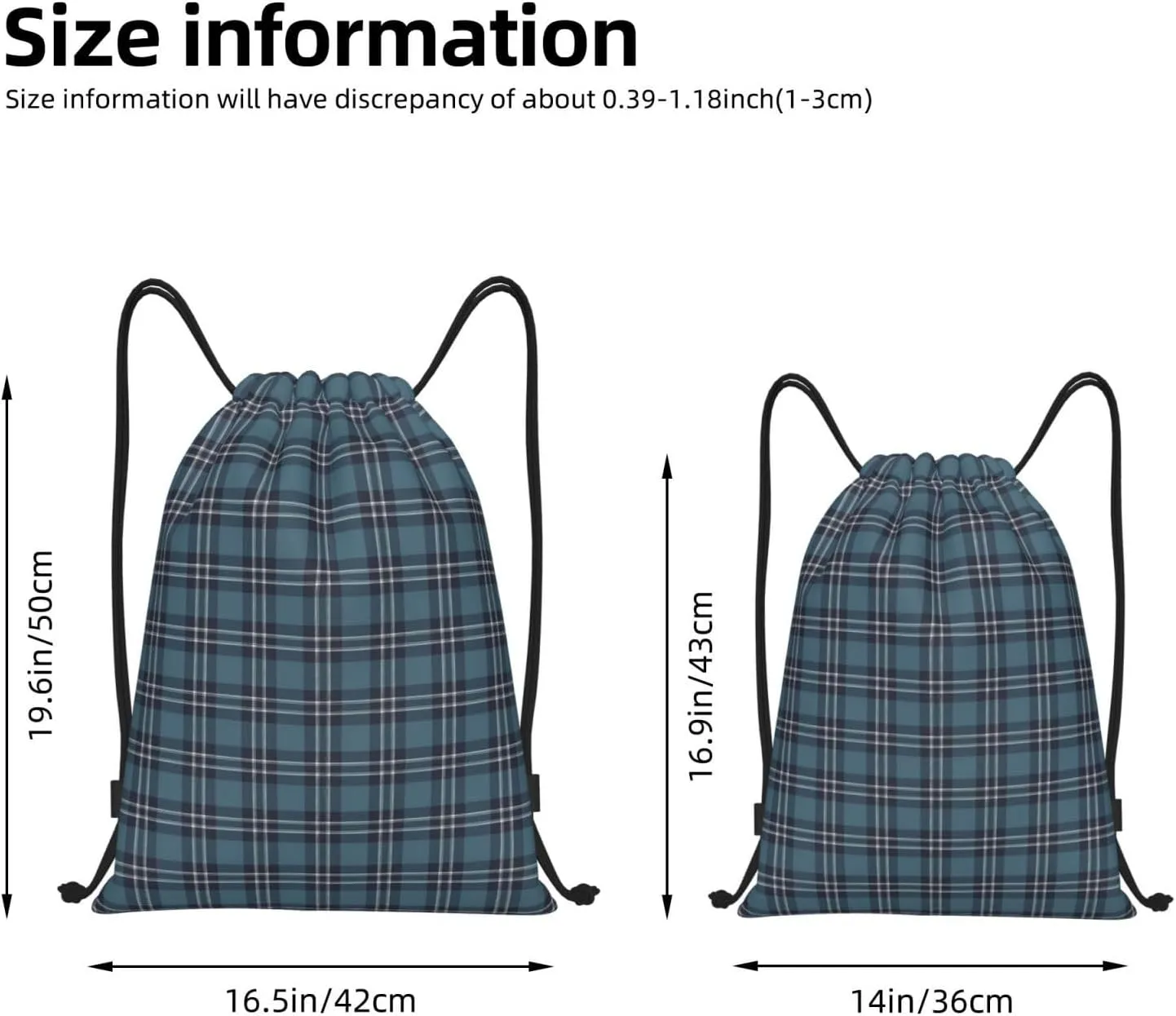 Lightweight String Bag Sack Drawstring Backpack for Sports Yoga Gym