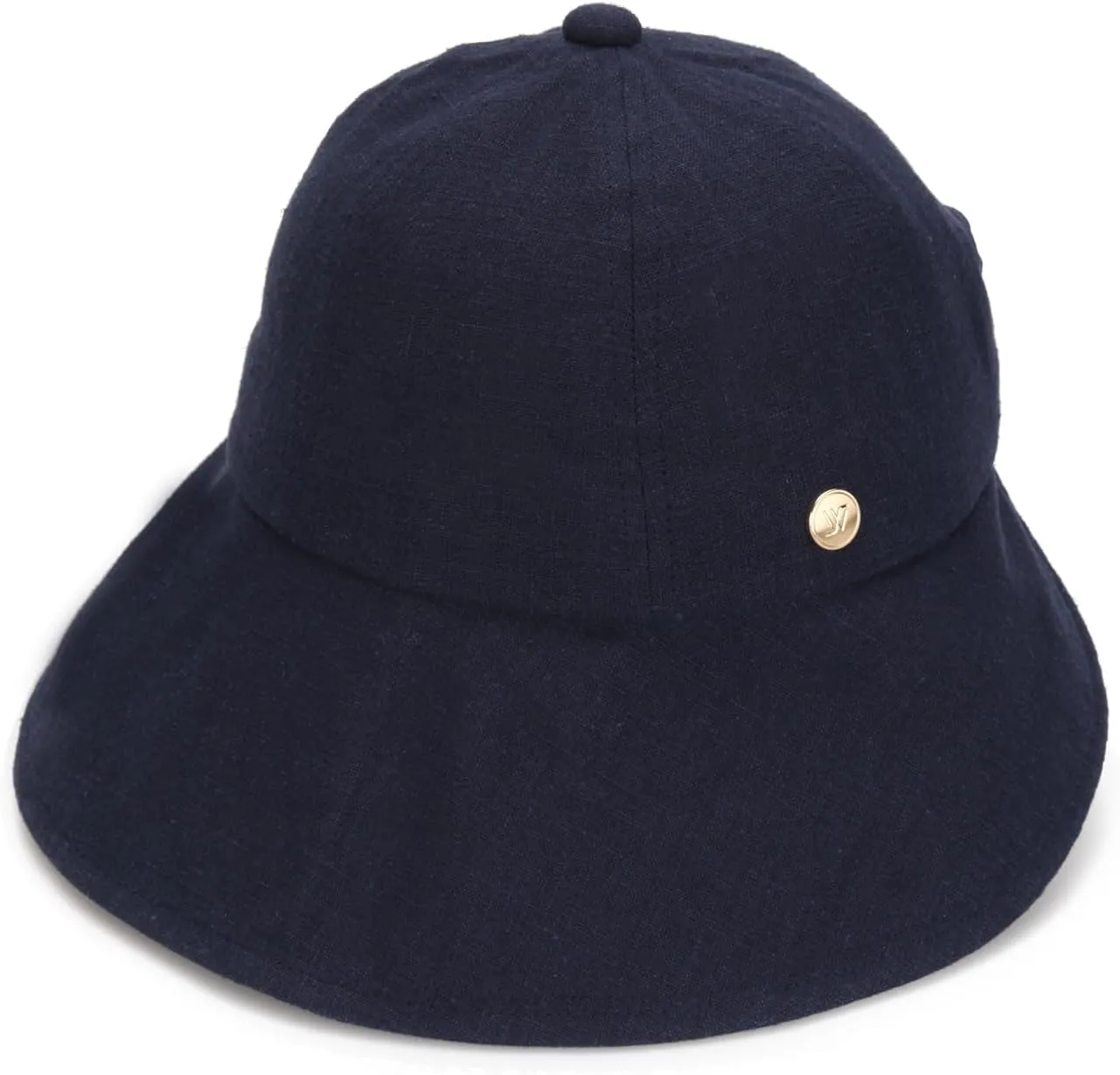 Linen Victorian Bonnet Hat Sun Cap, Foldable Summer Visor | New Katy