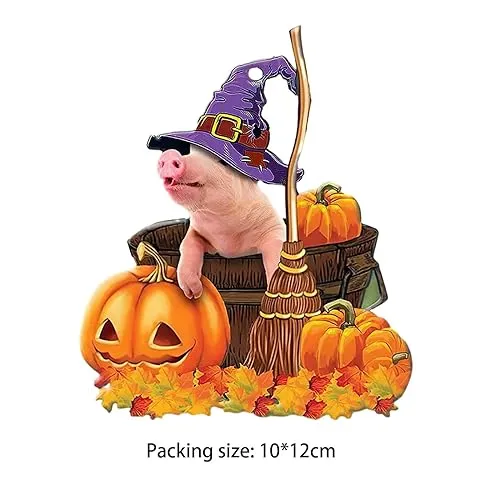 LOOM TREE® Halloween Pumpkin Halloween Decor Car Home Pendant for Table Home Cafes Style B | Parts & Accessories | Car & Truck Parts | Exterior | Exterior Door Handles