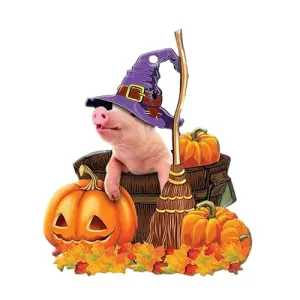 LOOM TREE® Halloween Pumpkin Halloween Decor Car Home Pendant for Table Home Cafes Style B | Parts & Accessories | Car & Truck Parts | Exterior | Exterior Door Handles