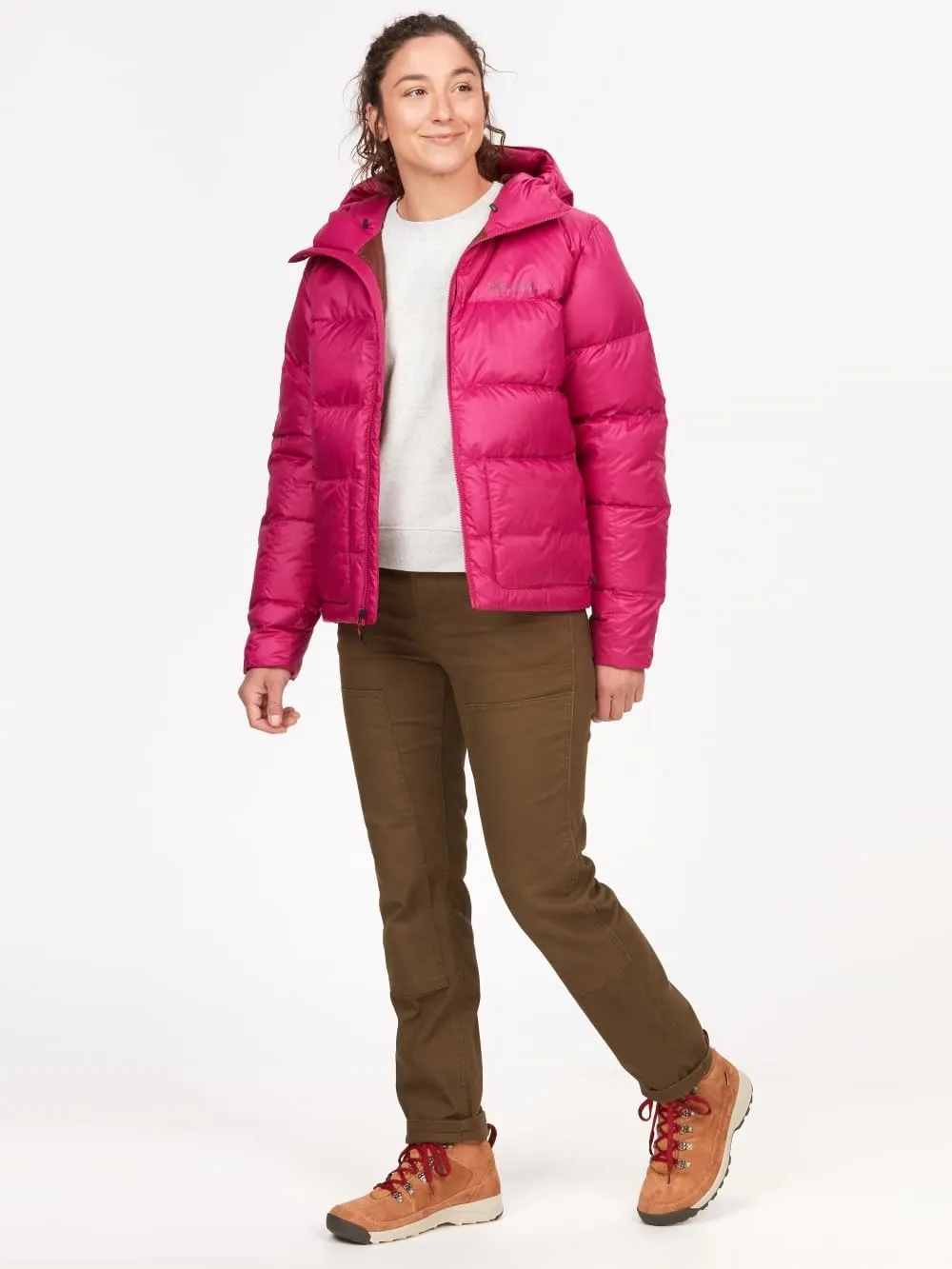 MARMOT Women's Guides Down Hoody - 700-Fill Insulated, Water-Resistant, Lightweight Puffer Jacket with Hood