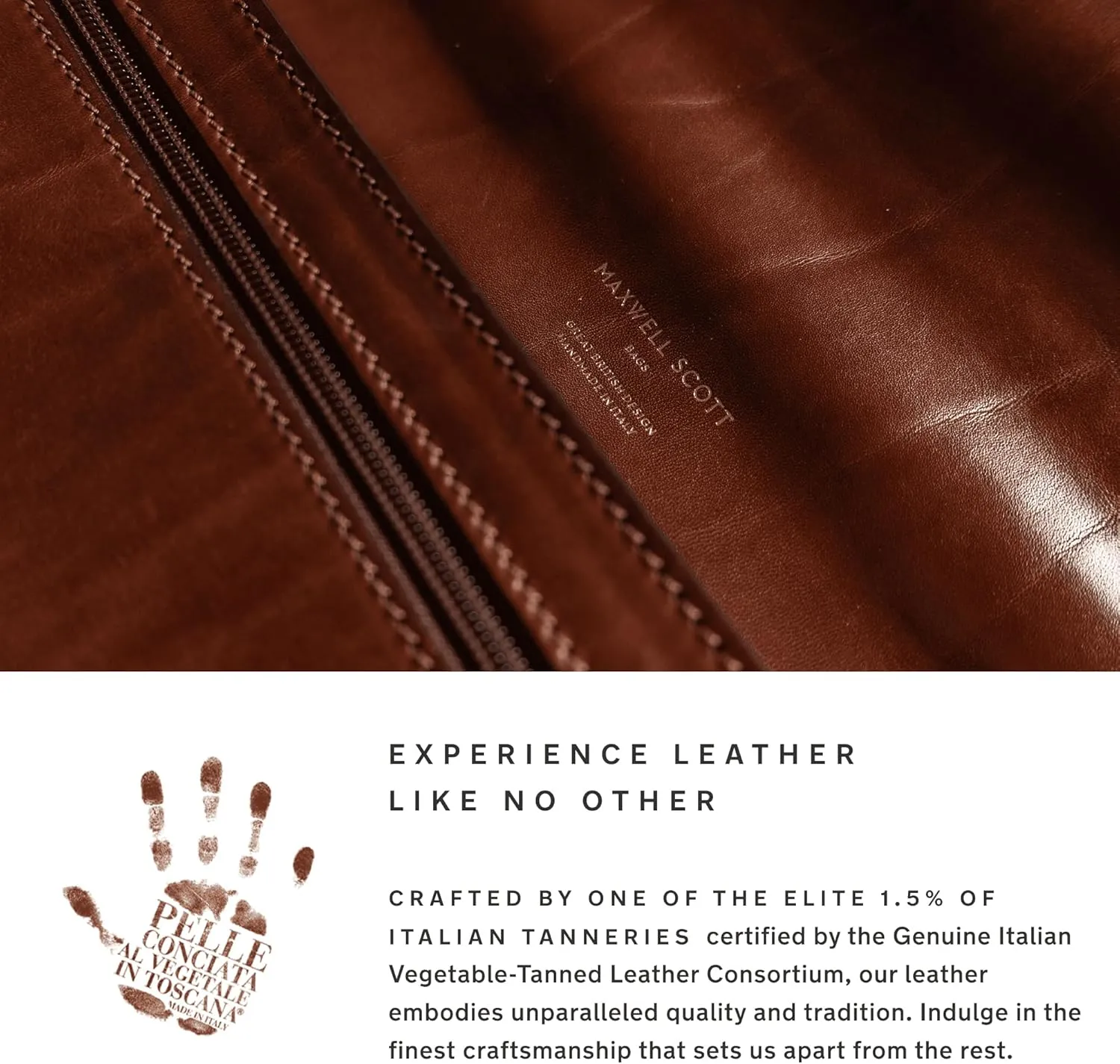 Maxwell Scott - Luxury Italian Leather Wheeled Rolling Trolley Case Luggage for Luxury Travelling - The Piazzale Dark Brown