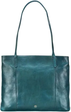 Maxwell Scott - Womens Luxury Leather Classic Shopper Tote Bag Purse - Handmade from Italian Full Grain Hides - The Athenea