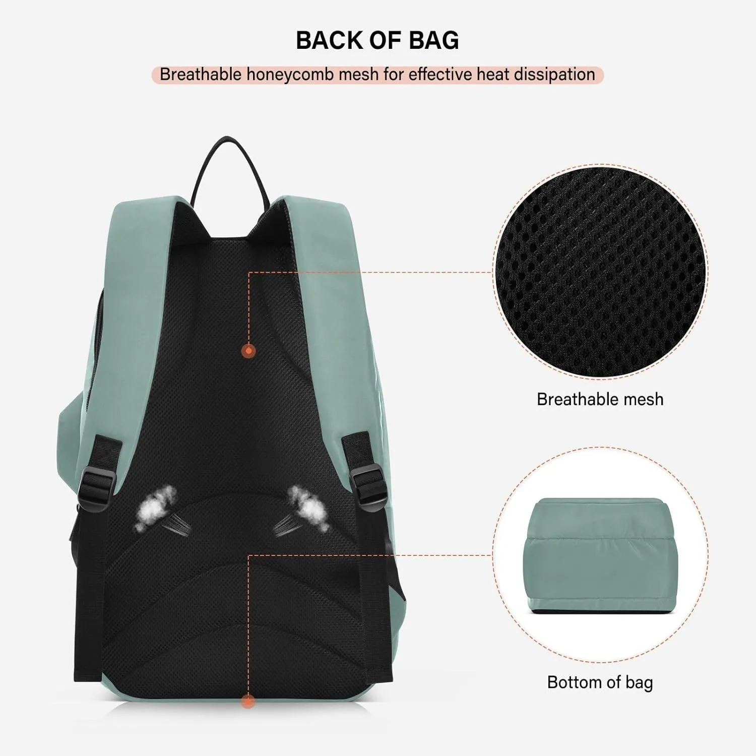 MCHIVER Custom Tennis Bags for Men Women Personalized Tennis Backpack Hold 2 Rackets Padel Sports Backpack 11.81 * 7.87 * 17.11in