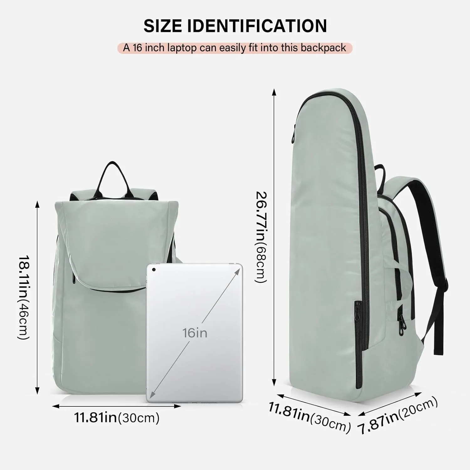 MCHIVER Tennis Bags for Men Women Tennis Backpack Hold 2 Rackets Badminton Racquet Backpack 11.81 * 7.87 * 17.11in