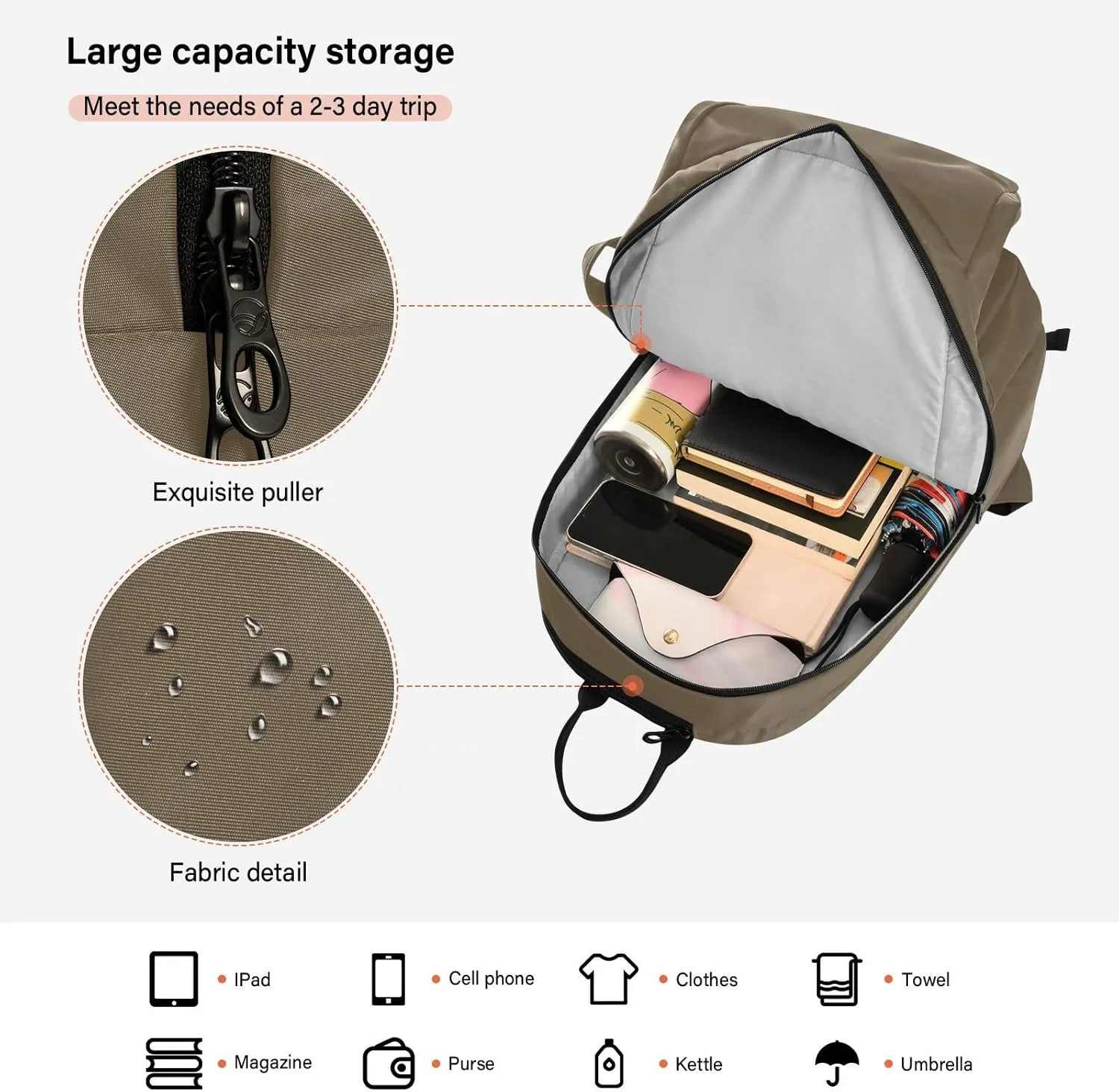 MCHIVER Tennis Bags for Men Women Tennis Backpack Hold 2 Rackets Badminton Racquet Backpack 11.81 * 7.87 * 17.11in