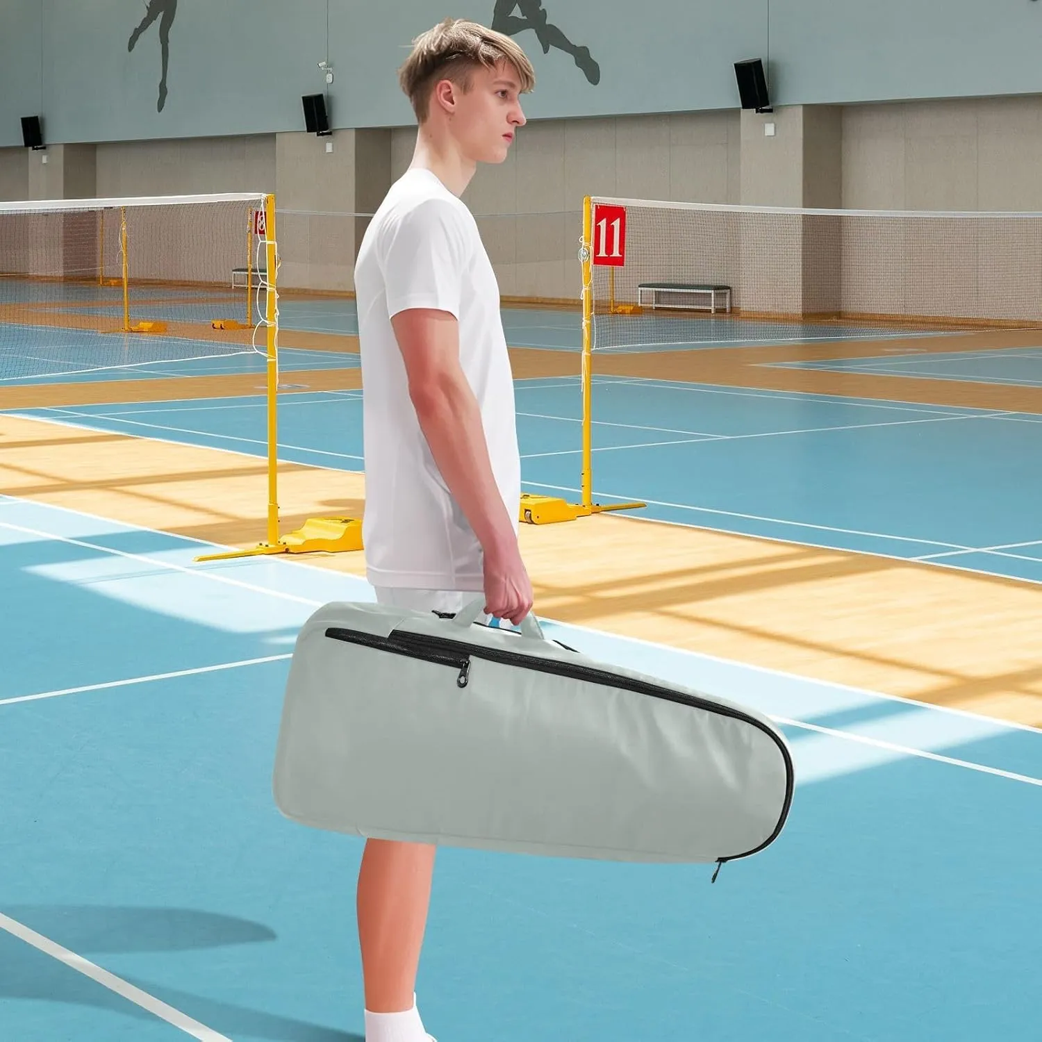 MCHIVER Tennis Bags for Men Women Tennis Backpack Hold 2 Rackets Badminton Racquet Backpack 11.81 * 7.87 * 17.11in