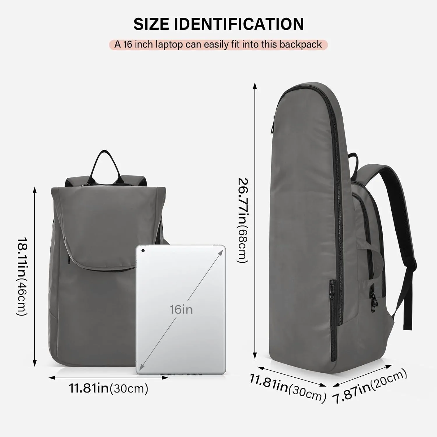 MCHIVER Tennis Bags for Men Women Tennis Backpack Hold 2 Rackets Badminton Racquet Backpack 11.81 * 7.87 * 17.11in