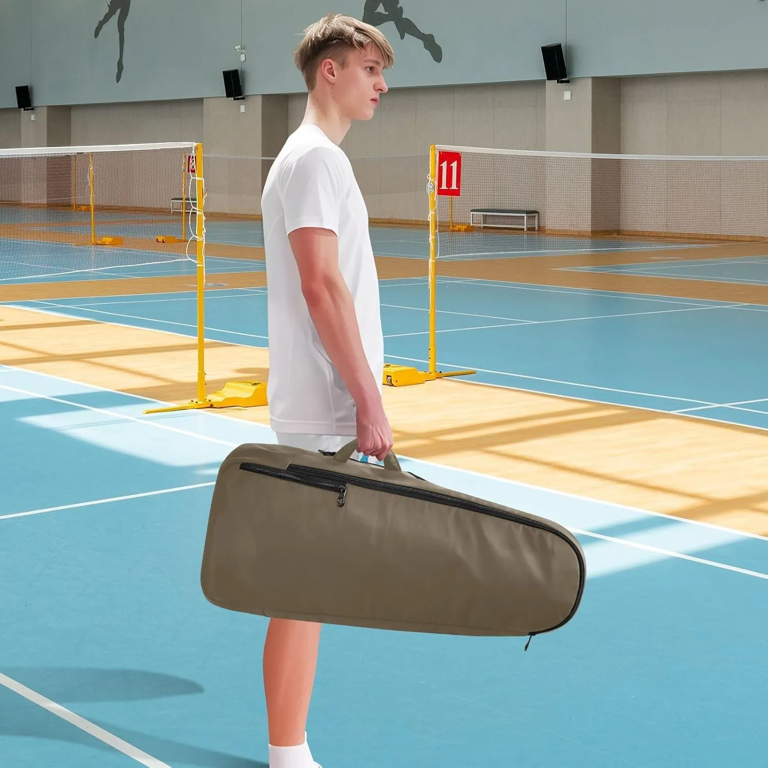 MCHIVER Tennis Bags for Men Women Tennis Backpack Hold 2 Rackets Badminton Racquet Backpack 11.81 * 7.87 * 17.11in