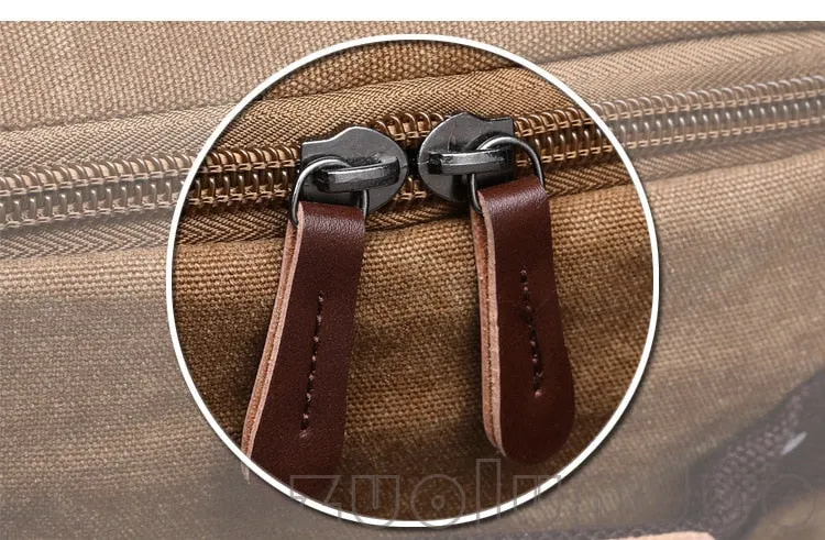 Men's Backpack Vintage Canvas Backpack School Bag Men's Travel Bags Large Capacity Backpack  Laptop Backpack Bag High Qualit