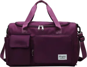 Mens Gym Bag with Shoes Compartment,28L Waterproof Duffel Bag,Duffle Bag for Workout Travel Sports Yoga