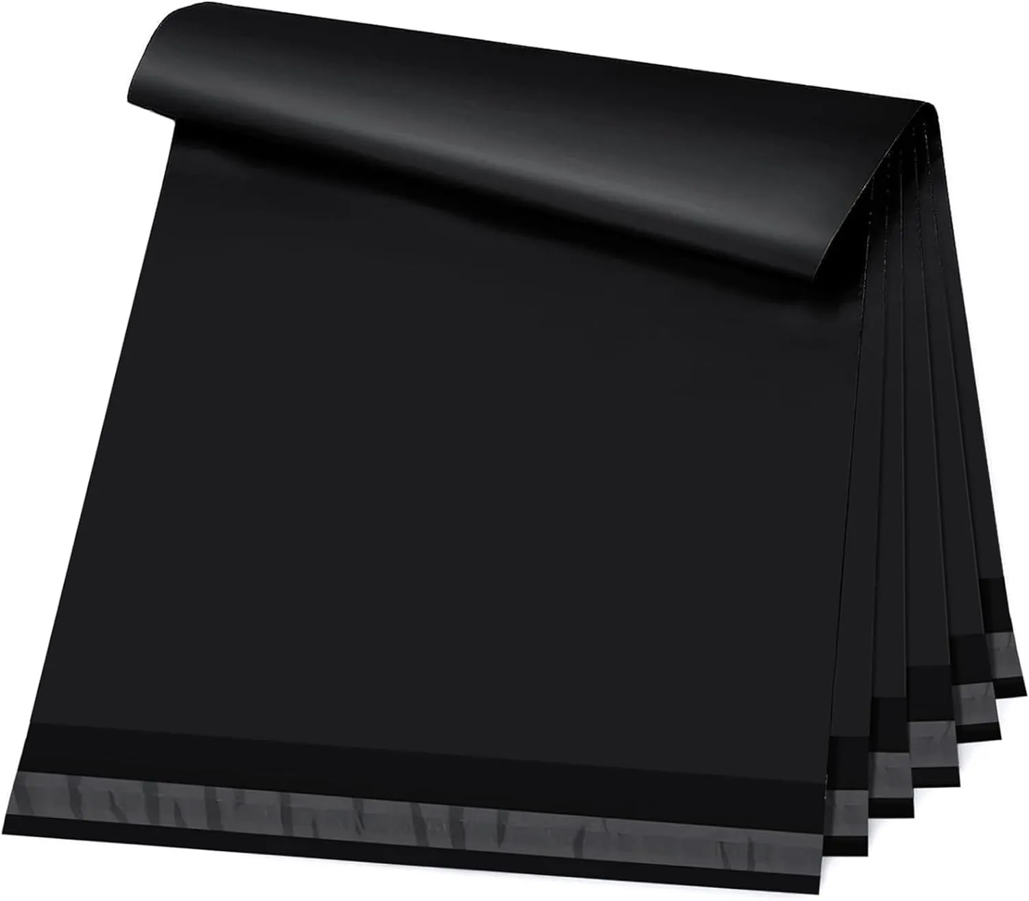 Metronic Poly Mailers 10x13 200 Pcs | Medium Size Shipping Bags for Clothing | Strong Adhensive Mailing Bags for Small Business, Shipping Envelopes, Tear-resistant Packing Bags in Black