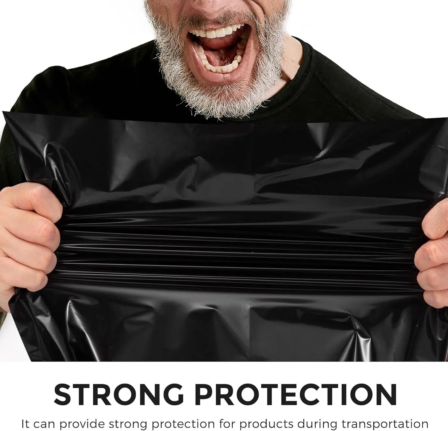 Metronic Poly Mailers 10x13 200 Pcs | Medium Size Shipping Bags for Clothing | Strong Adhensive Mailing Bags for Small Business, Shipping Envelopes, Tear-resistant Packing Bags in Black