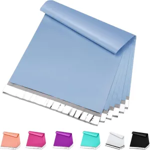 Metronic Poly Mailers 19x24 Inch 50 Pcs，Large Shipping Bags for Clothing, Strong Thick Mailing Bags with Self Adhesive Waterproof and Tear-Proof Large Package Bags for Small Business in Haze Blue