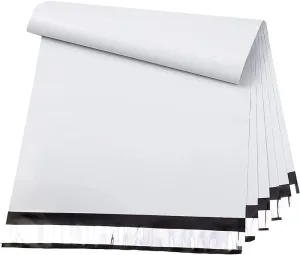 Metronic Poly Mailers 24×24 50 Pcs Large Shipping Bags for Clothes Plastic Mailers Strong Self Seal Adhesive Shipping Envelopes for Small Business Tear-resistant Mailer Bags Mailing Envelopes White