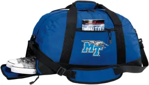 Middle Tennessee Gym Bag - MTSU Duffel Bag w/SHOE POCKETS