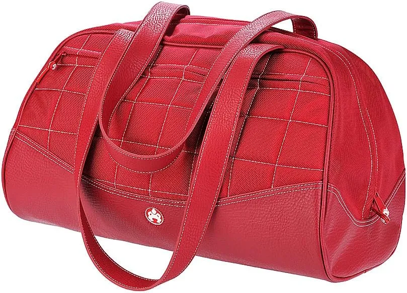 Mobile Edge Sumo Duffel Bag for Women, Quilted Nylon Tote, Travel, Overnight, Weekender, Carry-On Size