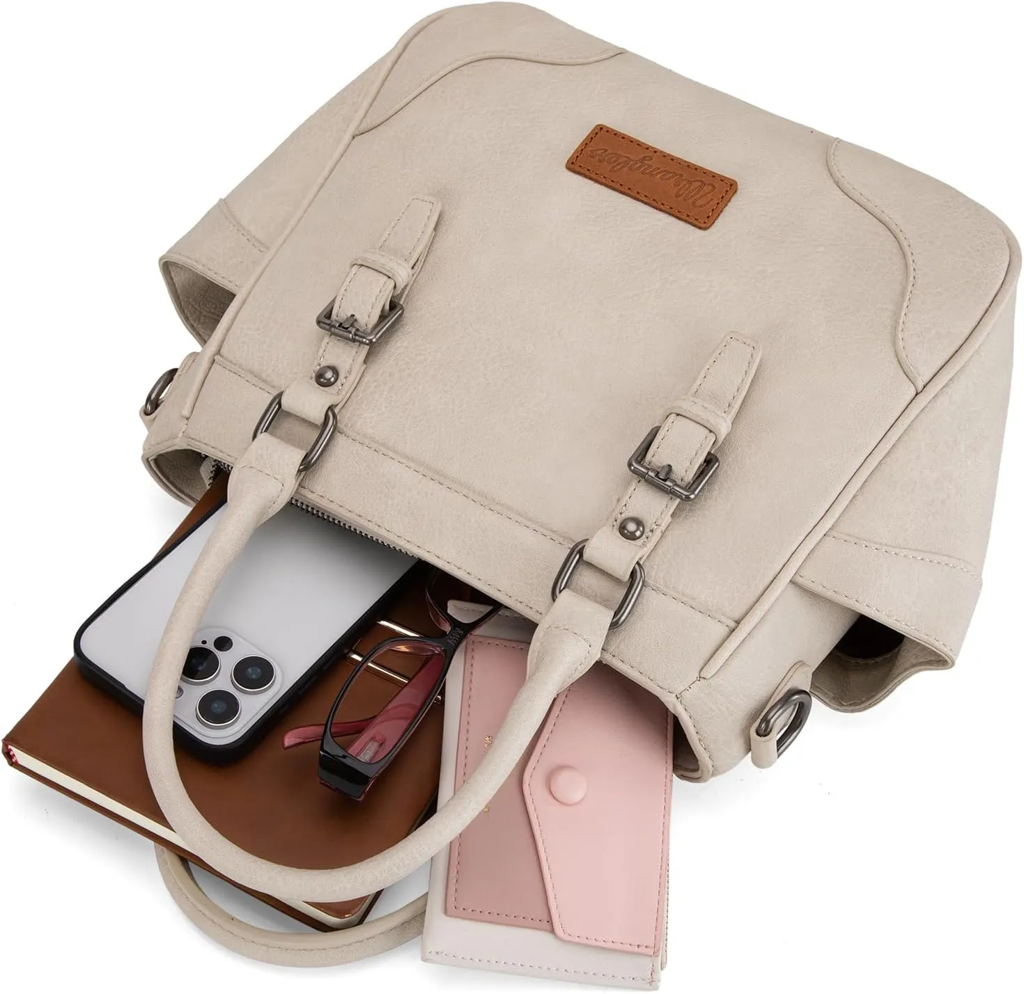 Montana West Wrangler Tote Bags for Women Medium Crossbody Purses Designer Top Handle Handbags